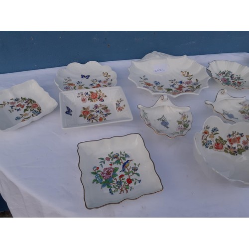 113 - QTY OF MIXED AYNSLEY SHAPED DISHES