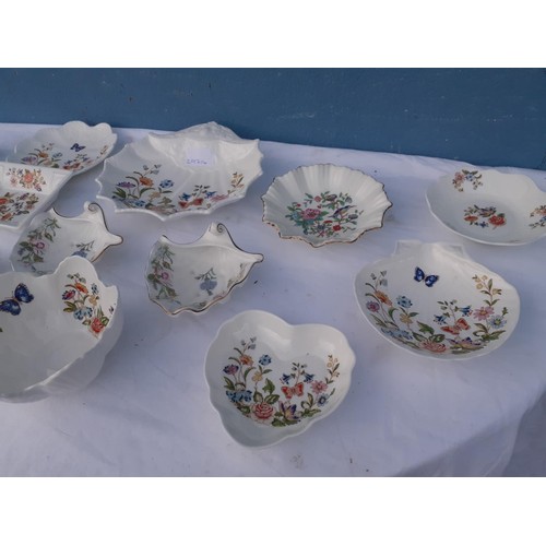 113 - QTY OF MIXED AYNSLEY SHAPED DISHES