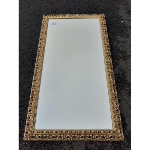 5 - ORNATE GILT FRAMED MIRROR 33X18