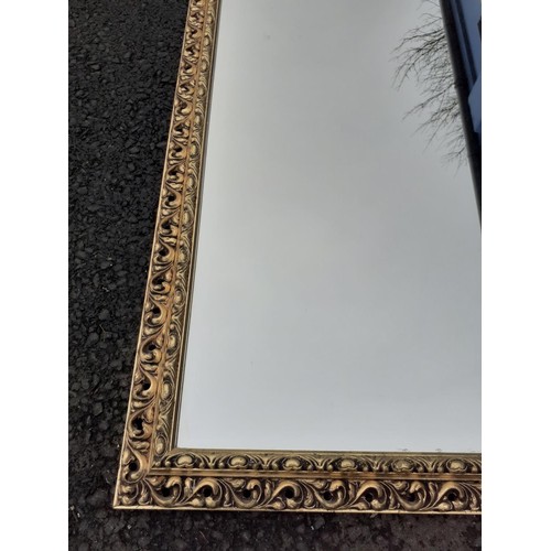 5 - ORNATE GILT FRAMED MIRROR 33X18