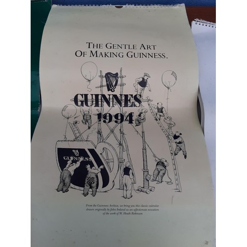 49 - LOT OF COLLECTABLE CALENDERS INCLUDING SMITHWICKS, GUINNESS ETC