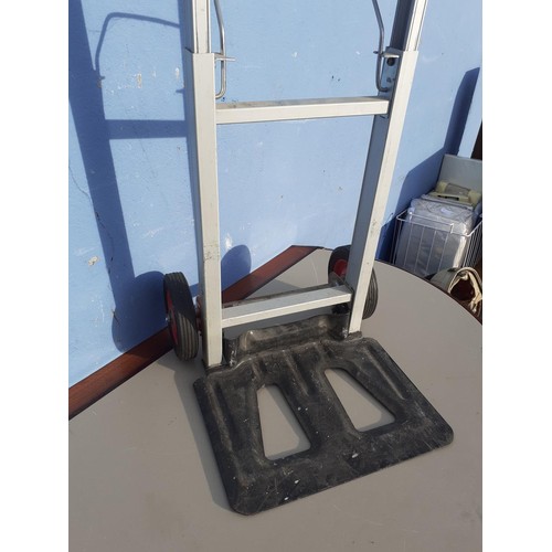 24 - AN ALUMINIUM SACK BARROW