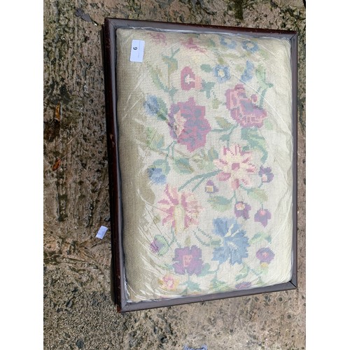 9 - A QUEEN ANNE LEG STOOL