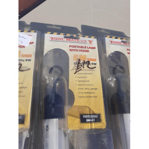 142 - 3 PORTABLE LAMPS
