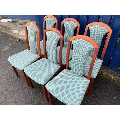 144 - 6 CHERRYWOOD DINING CHAIRS