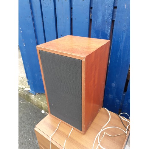 154 - GARRARD 68 S.B (Mk 2) RECORD PLAYER AND MATCHING SPEAKERS