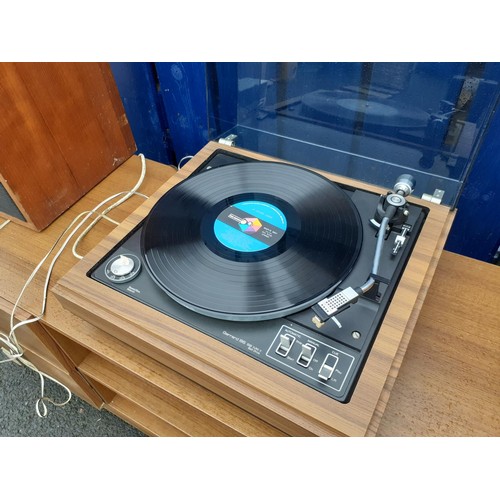 154 - GARRARD 68 S.B (Mk 2) RECORD PLAYER AND MATCHING SPEAKERS