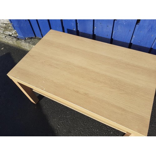 156 - OAK COFFEE TABLE