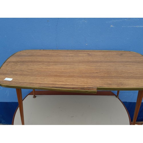 164 - A RETRO FORMICA TOP COFFEE TABLE