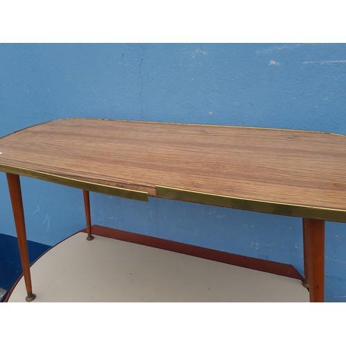 164 - A RETRO FORMICA TOP COFFEE TABLE