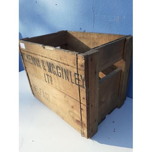 169 - Mc. KEANNA + Mc. GINLEY LTD. CRATE