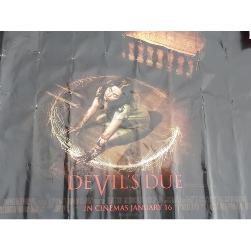 170 - 2 ORIGINAL FILM POSTERS THE RAILWAY MAN AND DEVILS DUE
