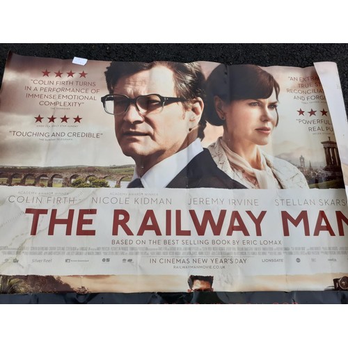 170 - 2 ORIGINAL FILM POSTERS THE RAILWAY MAN AND DEVILS DUE