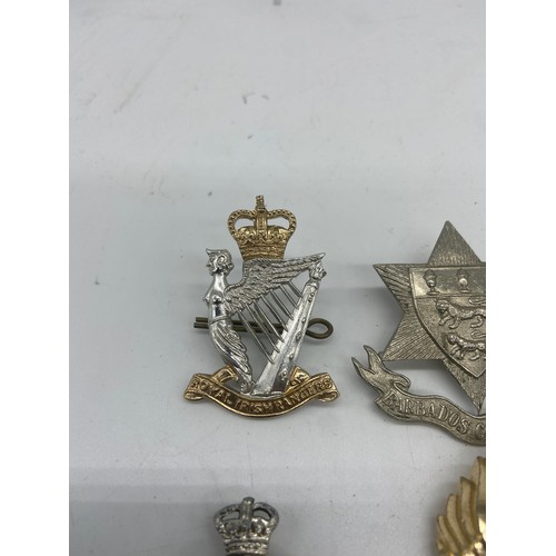 198 - 4 ARMY CAP BADGE