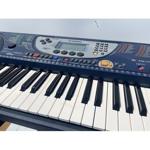 56 - A YAMAHA PCR 270 KEYBOARD AND STANB PWO