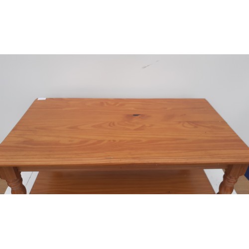 82 - A PINE COFFEE TABLE