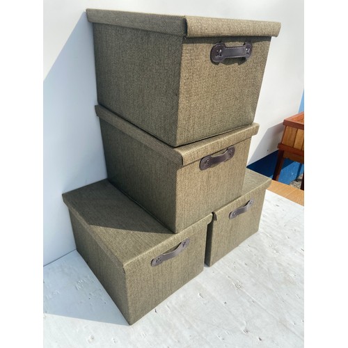 112 - 4 STORAGE BOXES