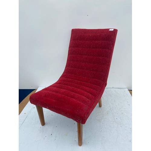 149 - RETRO EASY CHAIR IN ORIGINAL MATERIAL