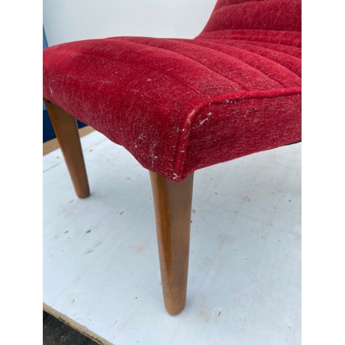 149 - RETRO EASY CHAIR IN ORIGINAL MATERIAL