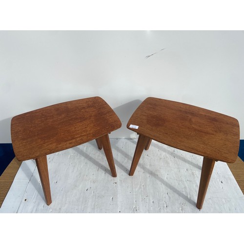 314 - A PAIR OF OAK SIDE CHAIRS (MADE BY McCUE AND DICK BELFAST )