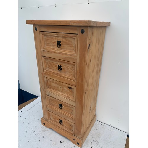 9 - NARROW PINE CHEST