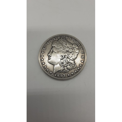 281 - AN 1897 SILVER DOLLAR