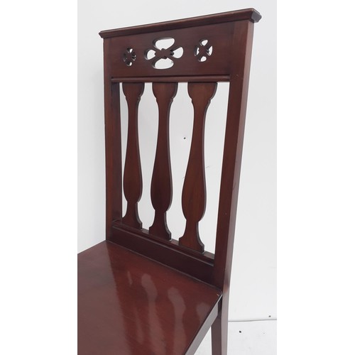 412 - A MAHOGANY SIDECHAIR