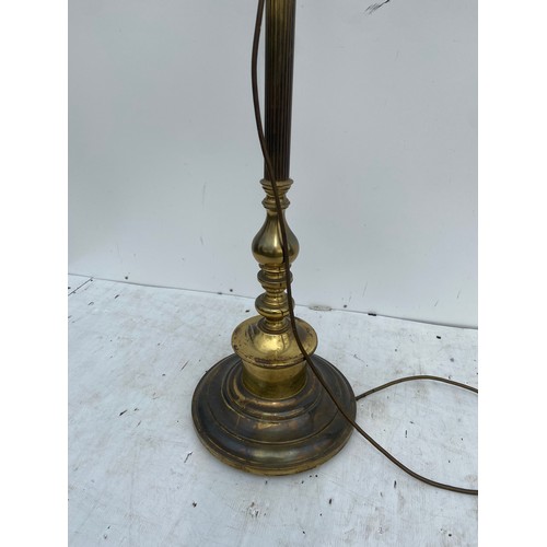 421 - HEAVY BRASS STANDARD LAMP