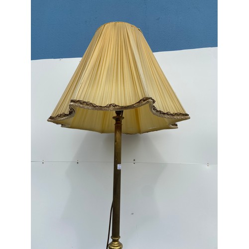 421 - HEAVY BRASS STANDARD LAMP