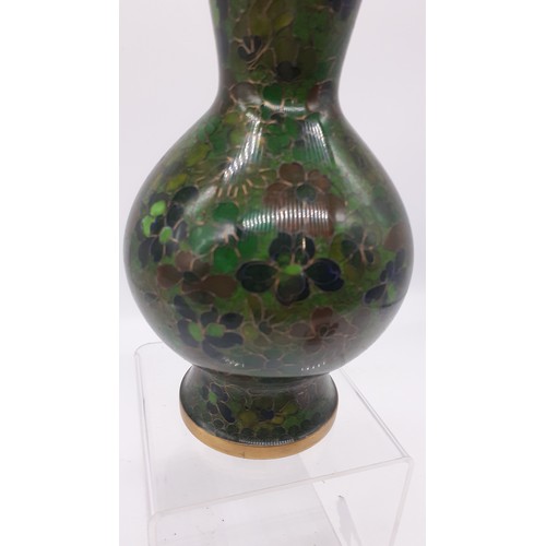 623 - A CLOISONNE VASE 7.5