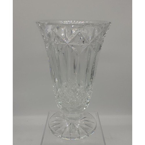 647 - A WATERFORD CRYSTAL VASE FOR THE IRELAND TRIPLE CROWN IN 1948/49 SEASON BELONGING TO JIMMY NELSON O.... 