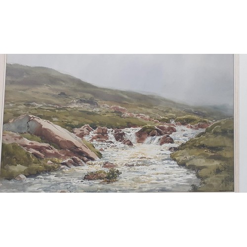 651 - GLENNACALLY CONNEMARRA WATERCOLOUR BY FRANK EGGINGTON (PAINTING SIZE 20X30