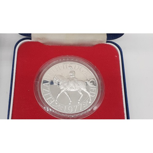 734 - 2 CASED SILVER PROOF COINS