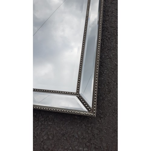 745 - MODERN DESIGNER MIRROR 3FT X2FT