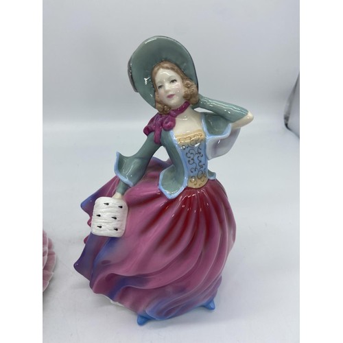 739 - 2 ROYAL DOULTON PRETTY LADIES