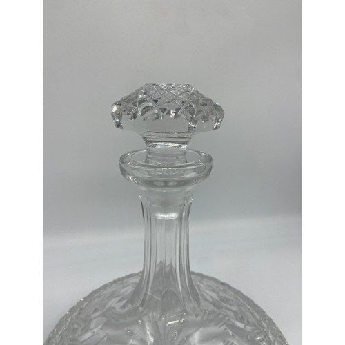 696 - CRYSTAL SHIPS DECANTER