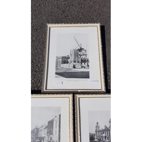 774 - 4 BELFAST B/W PRINTS 8X11