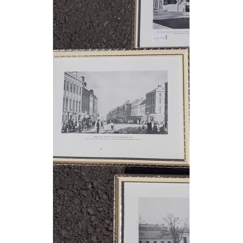 774 - 4 BELFAST B/W PRINTS 8X11