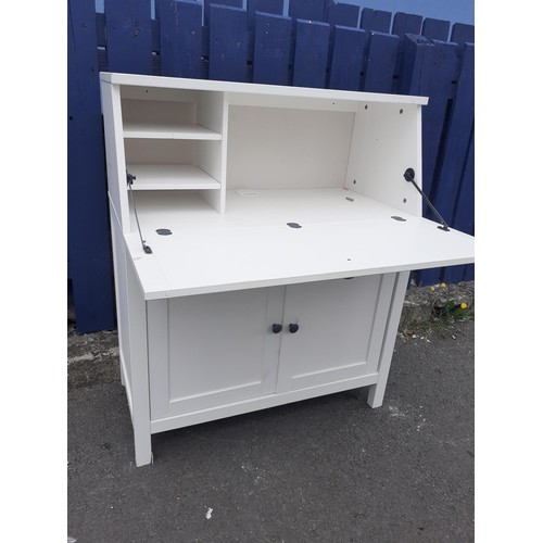 149 - A WHITE FINISHED WRITING BUREAU