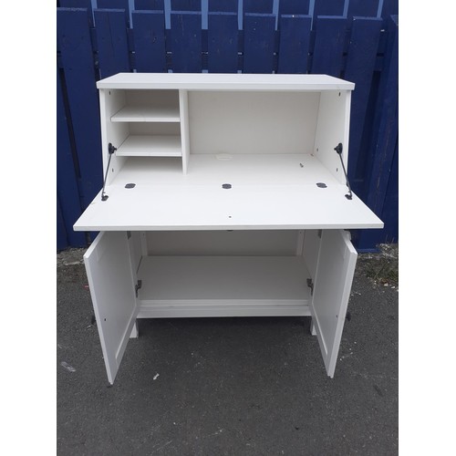 149 - A WHITE FINISHED WRITING BUREAU