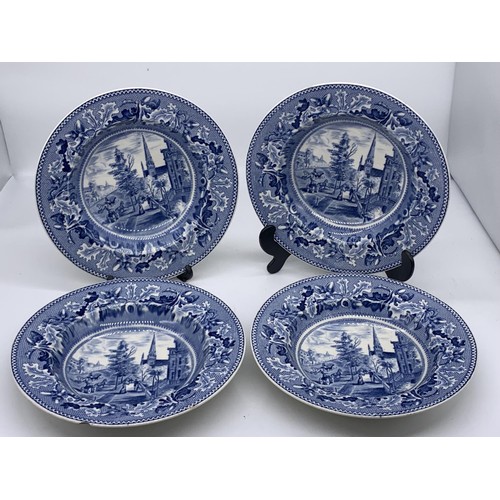 10 - 4 HISTORIC AMERICAN JOHNSTON BROS B+W BOWLS 8