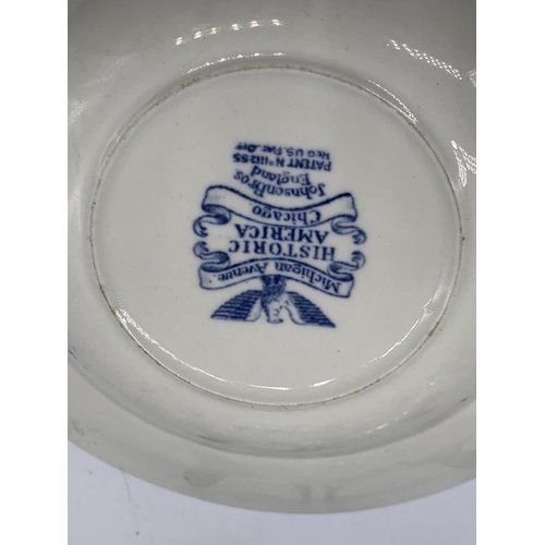 10 - 4 HISTORIC AMERICAN JOHNSTON BROS B+W BOWLS 8