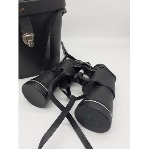 308 - A SET OF GREENKAT BINOCULARS EXTRA WIDE ANGLE 10X50