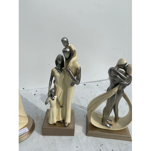 309 - 3 CONTEMPORY FIGURINES