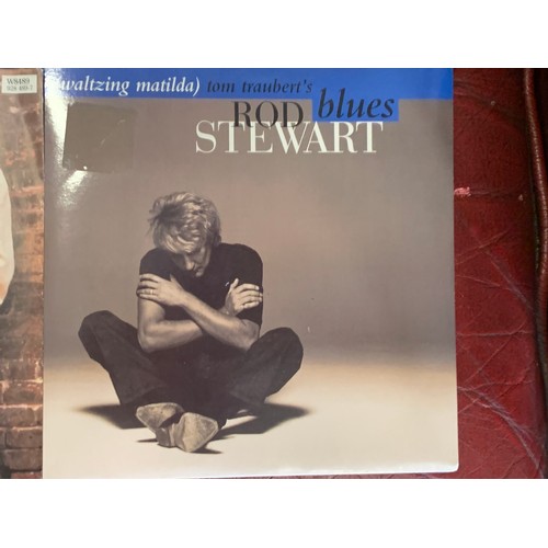 310 - 4 ORIGINAL ROD STEWART VINYLS