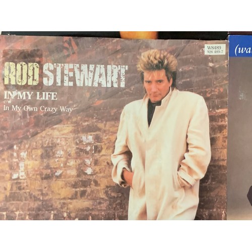 310 - 4 ORIGINAL ROD STEWART VINYLS