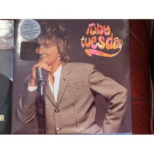 310 - 4 ORIGINAL ROD STEWART VINYLS