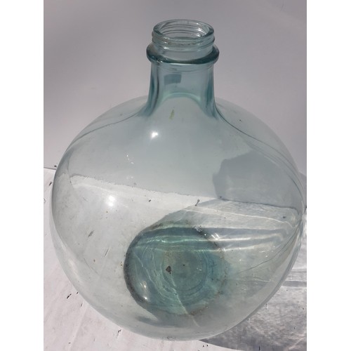 311 - A LARGE CLEAR GLASS CARBOY 22