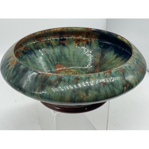 339 - A MOTTLED POTTERY BOWL Co CORK 9X3