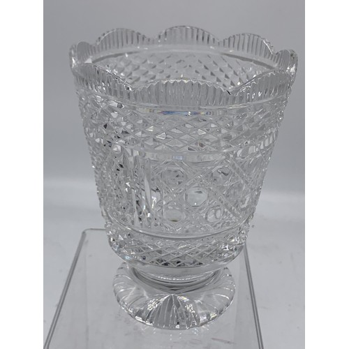 341 - A TIPPERARY CRYSTAL VASE 6